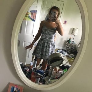 Black and White Mini Dress